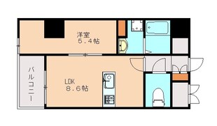 シャンボールなごみの物件間取画像